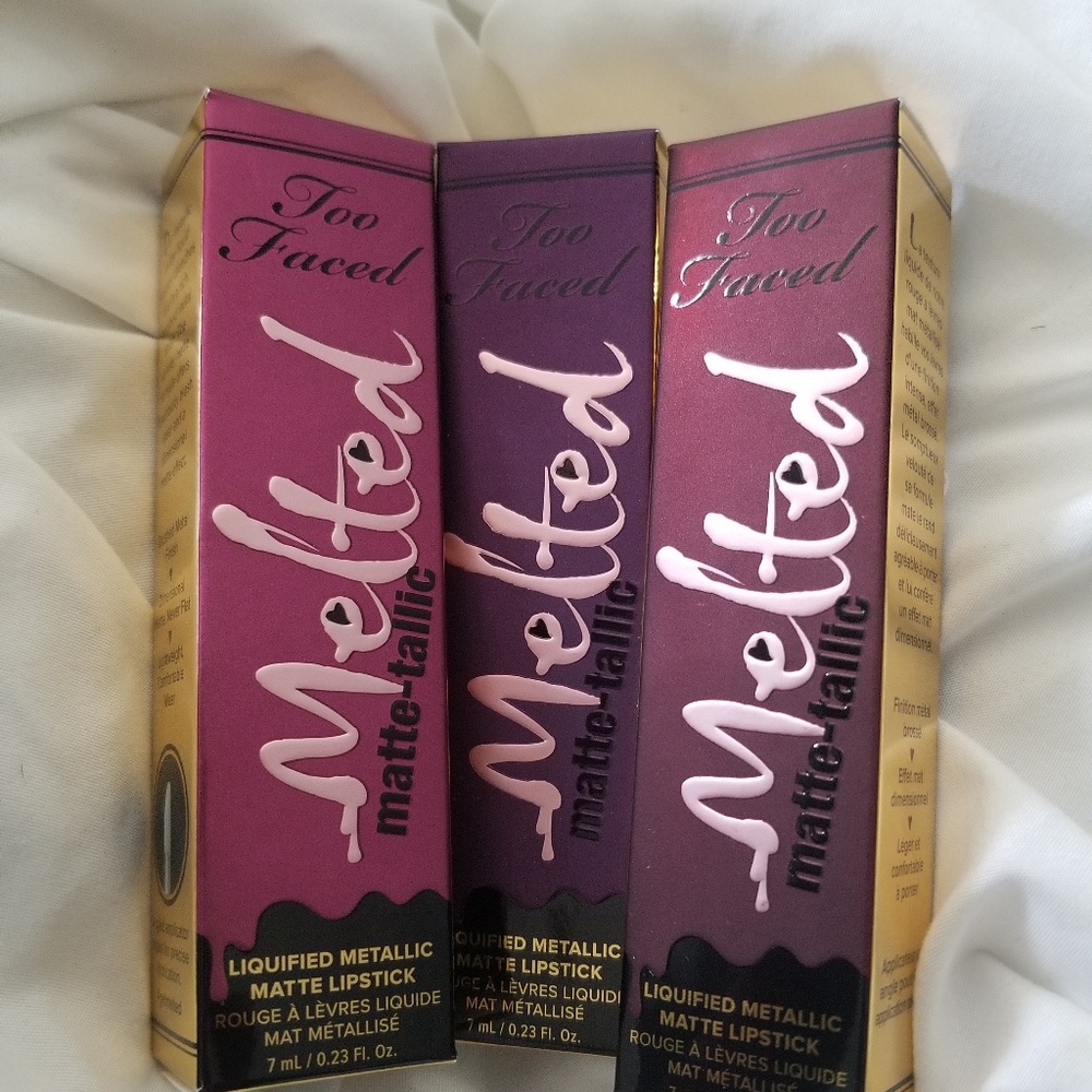 Too Faced Melted Matte Metallic lipstick